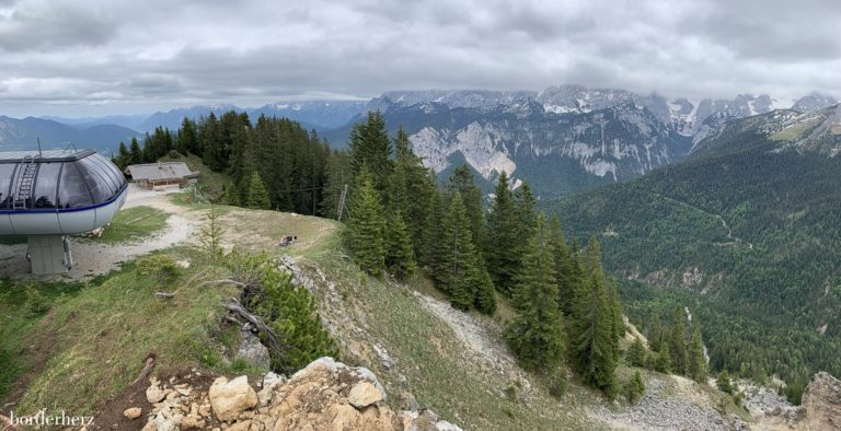 Aufs Kreuzeck in GarmischPartenkirchen Borderherz Outdoorblog